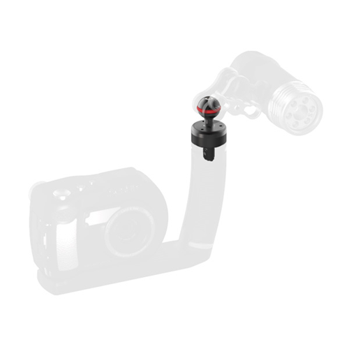 Ball Joint Adapter for Flex-Connect (adapts other UW Lights using 1”ball joint mounting system to Flex-Connect arms, grips, trays & cold shoe mount ) 